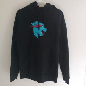 Mr. Beast Men's Panther Beast Logo Hoodie Small